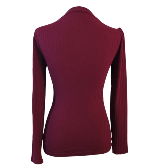 Luzette blouse sweater color Red wine size O/S - Picture 2 of 5